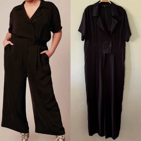 11 Honore Tuxedo Front Jumpsuit - Picture 1 of 5